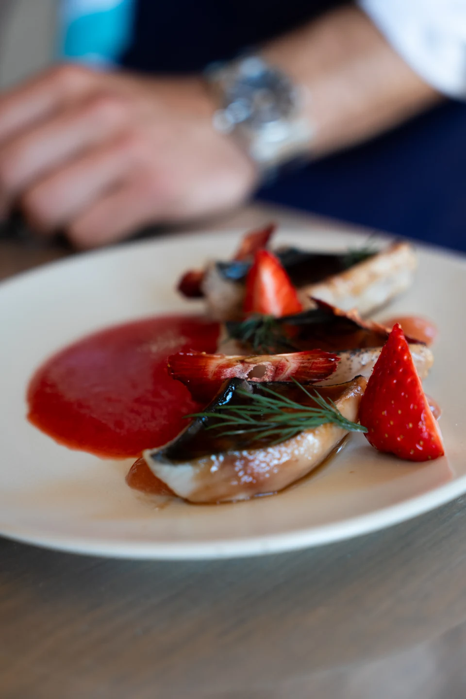 Photo d une assiette très colorée