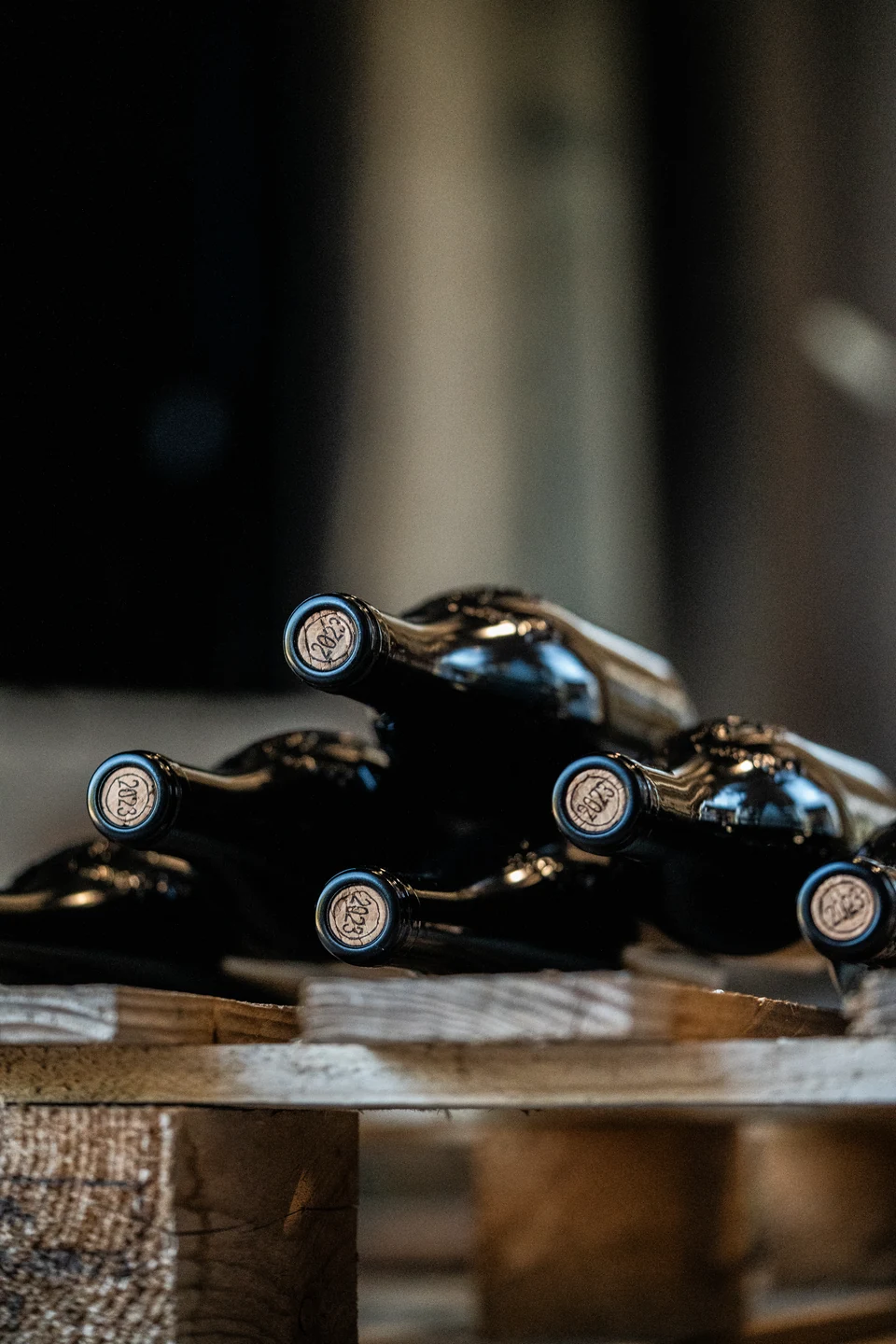 Photo de bouteilles de vin